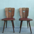 Brutalist Pubstoelen Jaren 50 (Diverse Soorten, Meerdere Beschikbaar) thumbnail 4
