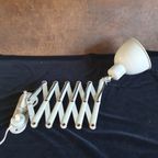 Schaarlamp - Industrieel - Wandlamp - Grijs - Metaal - 1950/1960 thumbnail 2