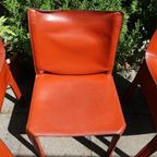 Mario Bellini Diner Chairs Cassina 1970’s Cab 412 & 413 thumbnail 11