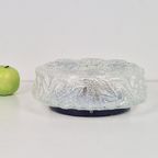Vintage Ice Glass Plafondlamp Glas Plafonniere Lamp '60 thumbnail 5