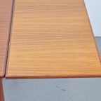 Vintage Teak Eettafel Deens Design Uitschuifbaar ‘60 Hout thumbnail 10