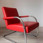 2x Vitra Visalounge Leather Armchairs By Antonio Citterio thumbnail 6