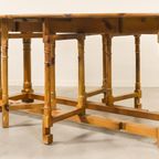 1970’s Scandinavian Modern Pine Gateleg Table thumbnail 5