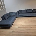 Alberta Collins Hoekbank - Chaise Longue - Stof - Blauw thumbnail 19