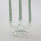 Crystal Glass 3-Arm Candle Holder thumbnail 3