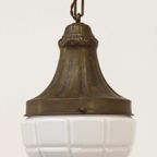 Antieke Opaline Hanglamp thumbnail 3