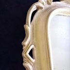 Kleine Shabby-Chic Rococo Stijl Spiegel In Licht Roze & Goud Accenten thumbnail 8