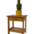 Vintage Pinewood Grenen Nachtkastje Compact Design thumbnail 5