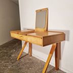 Dutch Modern Dressing Table Eb01 In Plywood By Cees Braakman For Pastoe, 1951 thumbnail 4