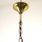 Art Deco Franse Piecrust Hanglamp thumbnail 5