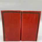 Vintage Set Boekensteunen Hout Beer Indonesië thumbnail 8