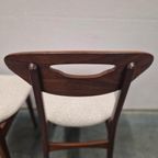 4 Vintage Eetkamerstoelen Deense Stoelen Vintage Stoelen thumbnail 15