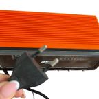 Vintage Oranje Flipklok / Wekkerradio Audio Sonic Gl205 thumbnail 4