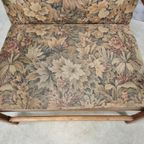 Oude Fauteuil Xxl Loveseat Frans Met Bloemmotief thumbnail 11