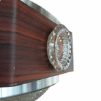 Retro Oranje Plafondlamp / Space Age Ufo Lamp (<<<brand>>>) 60s Hanglamp Dutch Design Bruin thumbnail 2