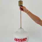 Vintage Hanglamp. Melkglas Lamp. Jaren 50 / 60 Lampje. thumbnail 4