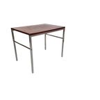 Vintage - Teakhout - Bijzettafel Chroom - Industrieel - Holland - 60'S thumbnail 7