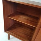 Vintage Deens Teak Houten Dressoir | Wandkast thumbnail 10