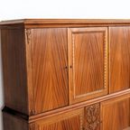 Vintage Wandkast | Highboard | Jaren 50 | Zweden thumbnail 9