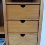 Vintage Teak Houten Kastje Laden Vakken Keuken thumbnail 8