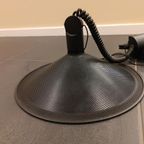 Vintage Postmodern Geperforeerde Metalen Hanglamp, Zwaart thumbnail 10