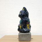 Kleurrijk Katten Beeldje Moderne Kunst thumbnail 3