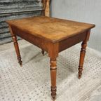 Antieke Tafel Bureau Met Stoel Landelijk thumbnail 9