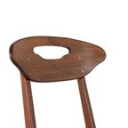 Set 4 Eetkamerstoelen Vintage Stoelen Nieuw Bekleed Gerestaureerd thumbnail 8
