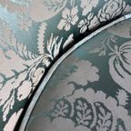 Art Deco Lounge Zetel Set Met Licht Blauwe Bloem Design. thumbnail 8