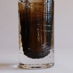 Cola Colored Vintage Glass Vase By Schott Zwiesel, Germany 1970S thumbnail 10