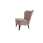 Vintage Artifort Theo Ruth Cocktail Fauteuil | Roze Rib thumbnail 9
