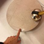 Italian Arc Lamp With Taupe Marble Base thumbnail 11