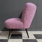 Pink Cocktail Chair 1960S Mcm thumbnail 9