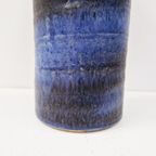 Vintage Blue Dutch Brutalist Vase thumbnail 8