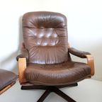 Deens Vintage Fauteuil Gemerkt Jaren 70 thumbnail 10