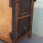 Vintage Antieke Oosters Aziatisch Kastje Wandmeuble thumbnail 20
