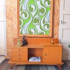 Retro Vintage Teak Fineer Mini Bureau, Bureautje, Desk, Kast thumbnail 22