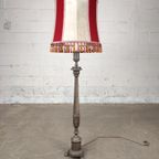 Antieke Verzilverde Vloerlamp thumbnail 2
