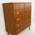 Scandinavisch Vintage Teak Fineren Ladekast Bjorli thumbnail 2