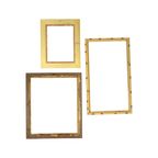 Set Van 3 Vintage Gouden Lijsten Kaders Klassieke Stijl thumbnail 15