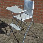 Kinderstoel Vintage Model Met Chroom Metaalwerk thumbnail 3