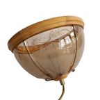 Vintage Hanglamp Met Teak Hout En Glas, Jaren '60/'70 thumbnail 3