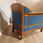 2x Jugendstil - Art Nouveau - Fauteuil - August - Schuitema thumbnail 11