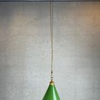 Vintage Emaille Hanglamp – Groen thumbnail 3