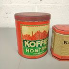 3 Oude Koffie Blikken thumbnail 2