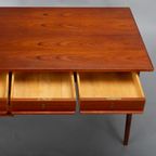 Deen Design Teak Freestanding Desk, 1960S thumbnail 16