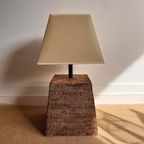 Xxl Rotan Rieten Lamp Birma Vintage thumbnail 3