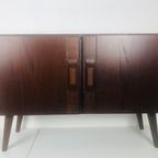 Vintage Deens Dressoir Kastje Klein thumbnail 9