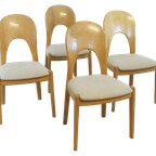 4X Licht Eiken Niels Koefoed Deense Stoelen Morten 'Vordingborg' thumbnail 16