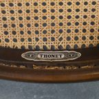 Set Van 4 Hoge Vintage Bentwood “long John” Thonet Design Stoelen thumbnail 11